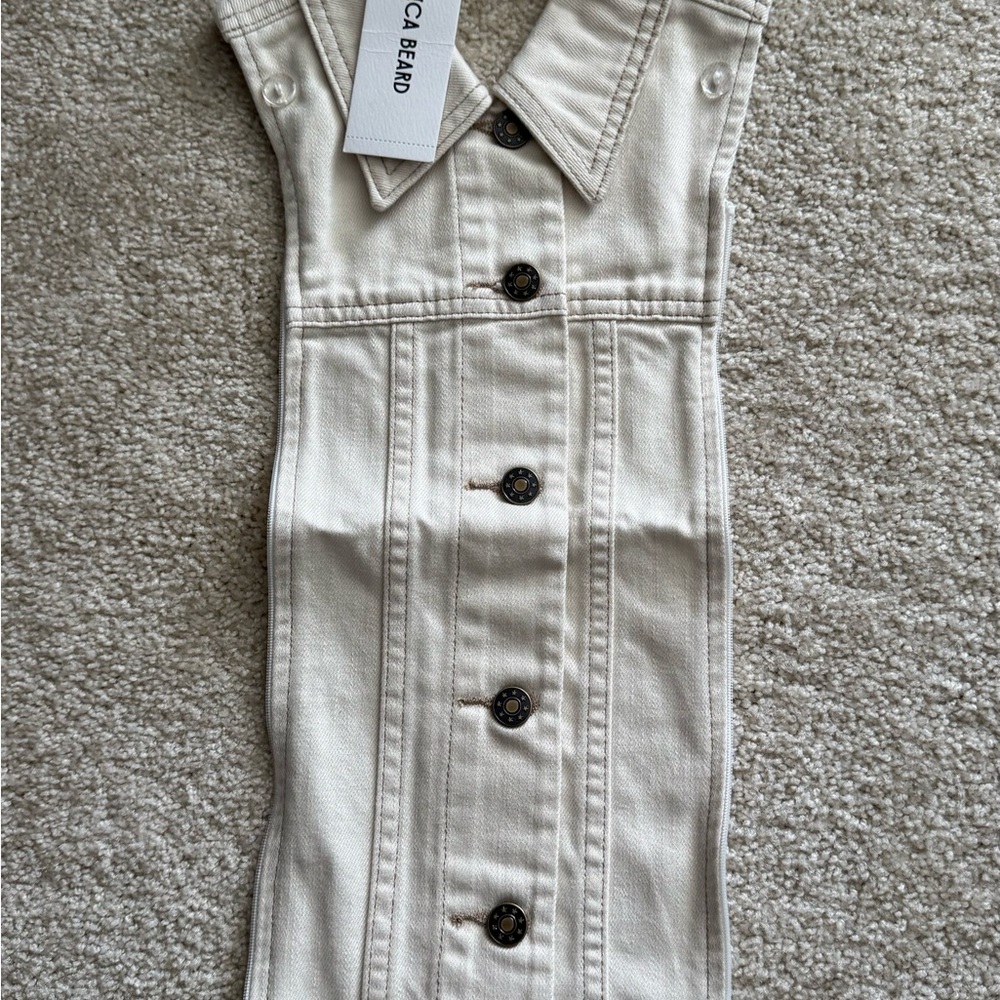 NWT Veronica Beard Ecru Slate Dickey Jacket insert
